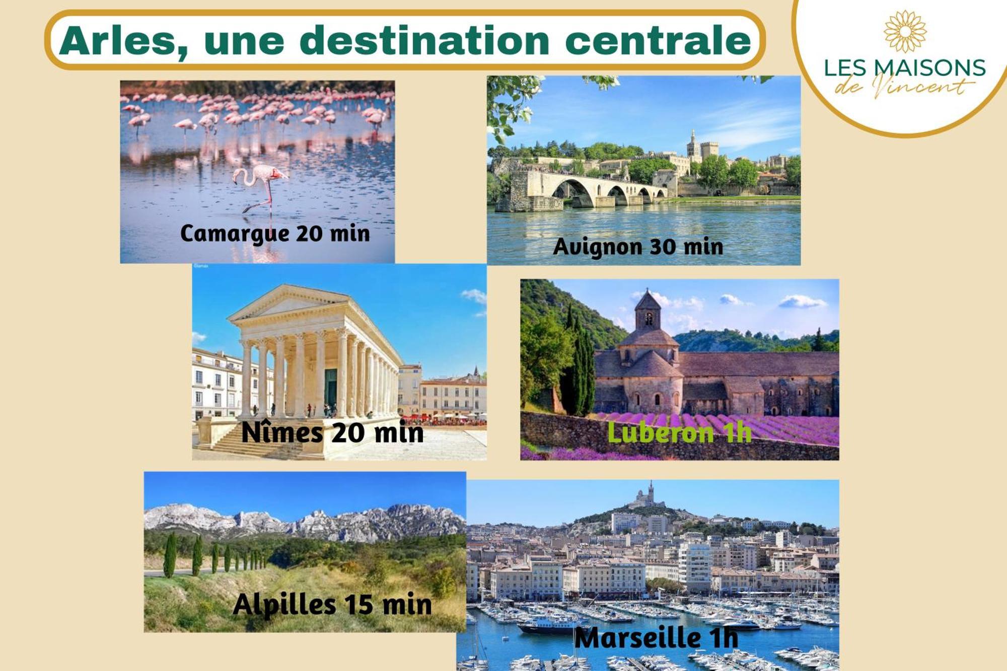 L'Escale - Clim, Terrasse Apartman Arles Kültér fotó
